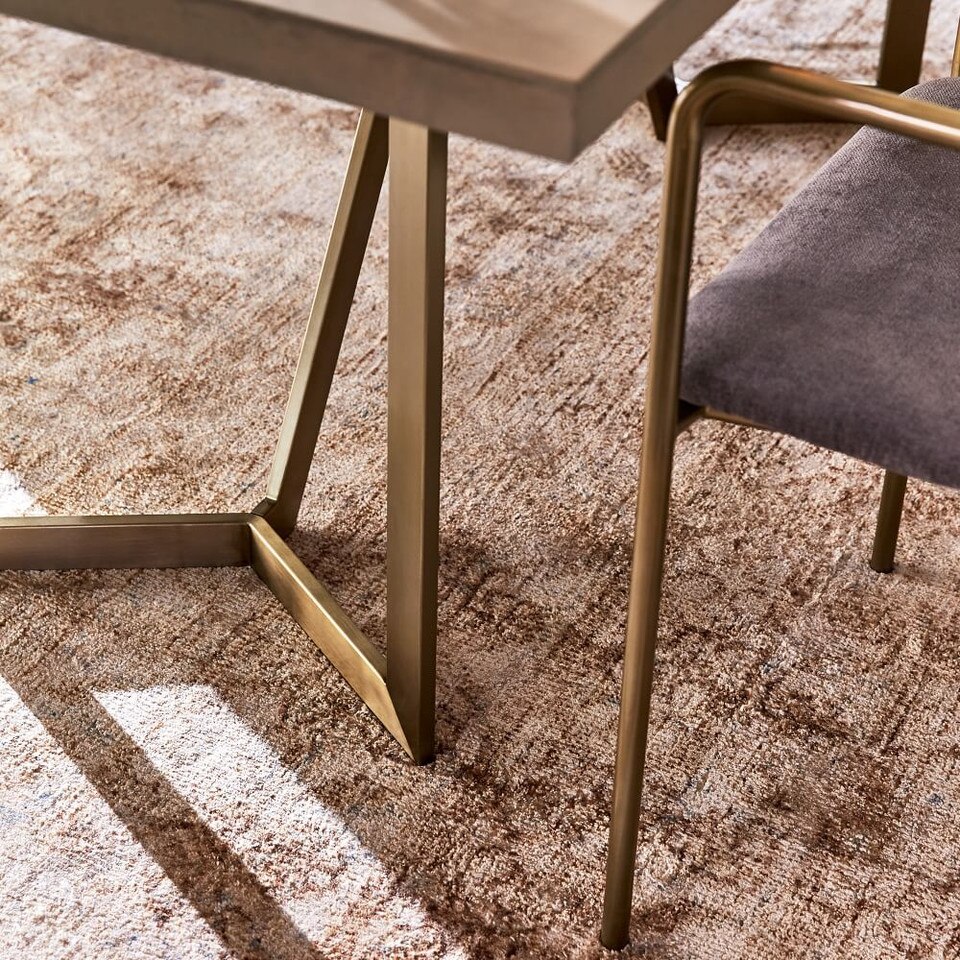 Tower Dining Table Concrete West Elm UK